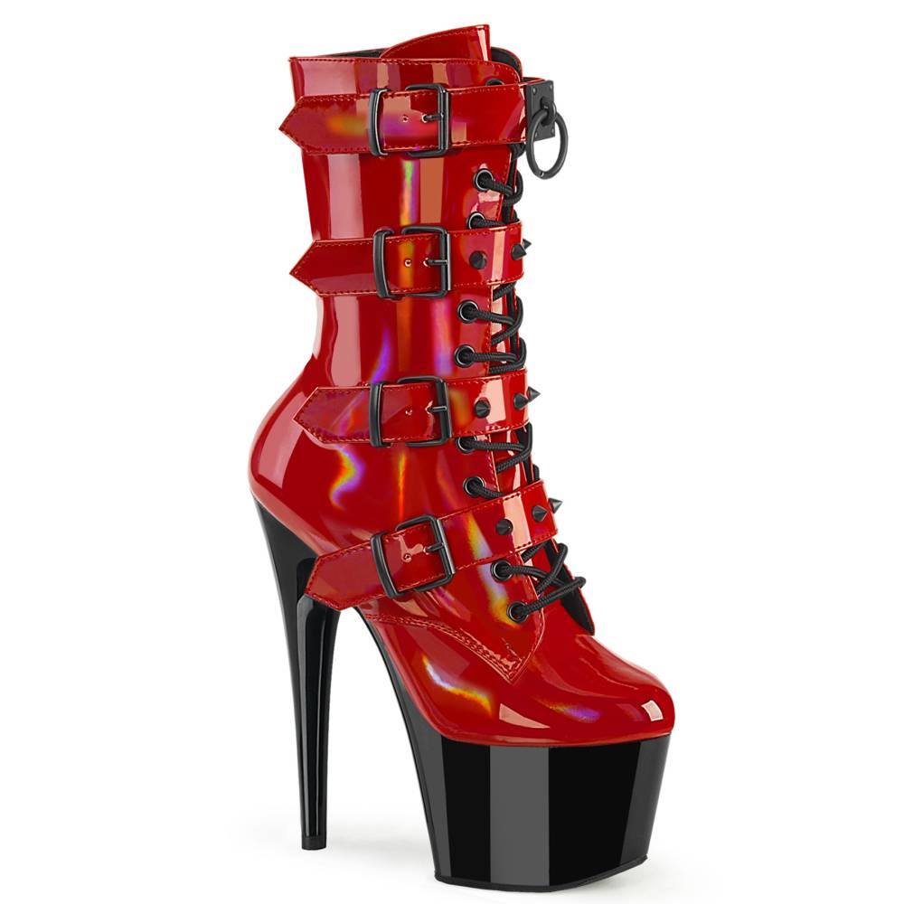 Pleaser - ADORE1046TT Bottes de plateforme, Pole dance chaussures - Rouge Product image